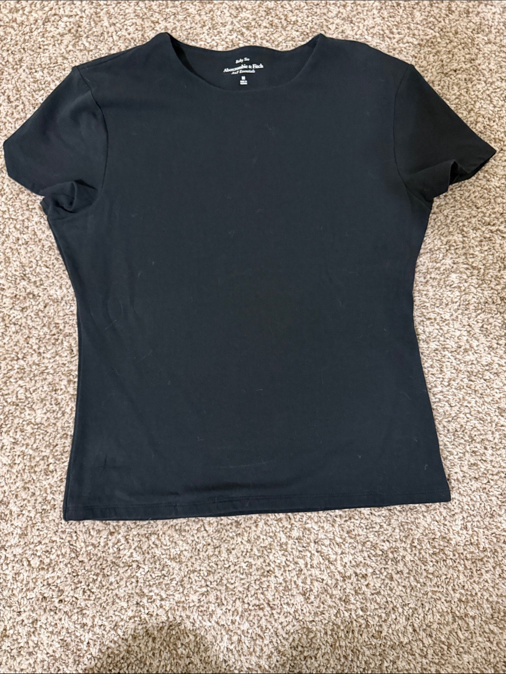 Abercrombie & Fitch Black Baby Tee